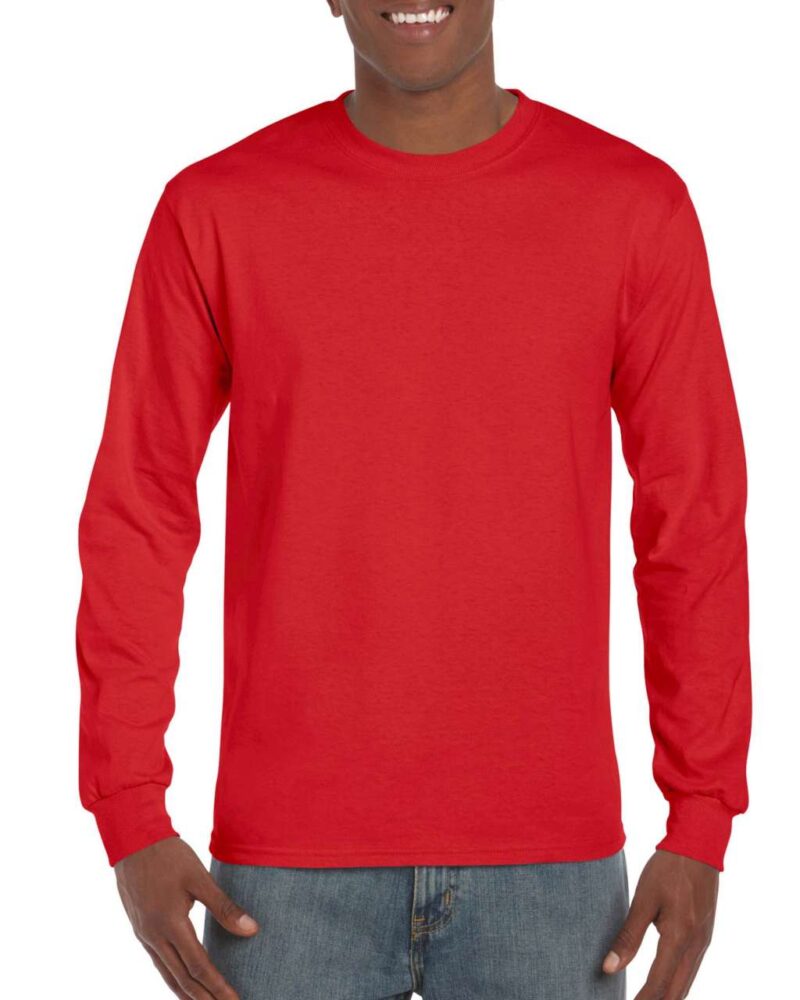 κόκκινη ανδρική μακρυμάνικη μπλούζα