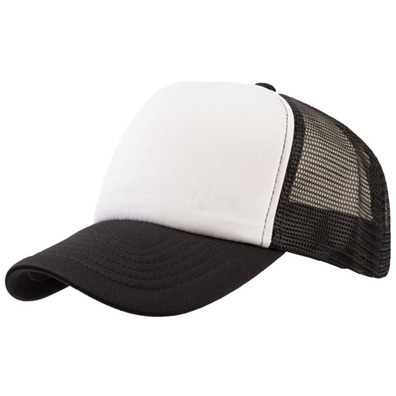 λευκό-μαύρο καπέλο jockey