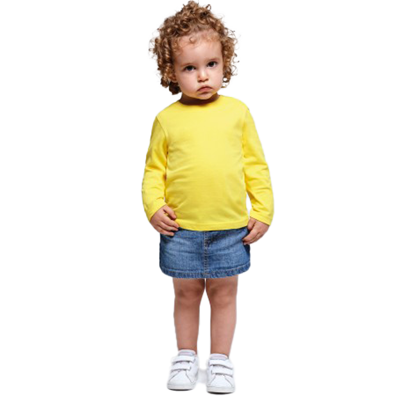 παιδικό μακρυμάνικο μπλουζάκι κίτρινο