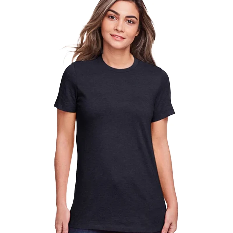 κοντομάνικο μπλουζάκι γυναικείο σε χρώμα navy mist μπροστά όψη