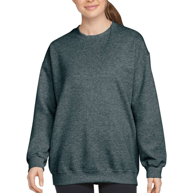 unisex φούτερ σε χρώμα σκούρο γκρι