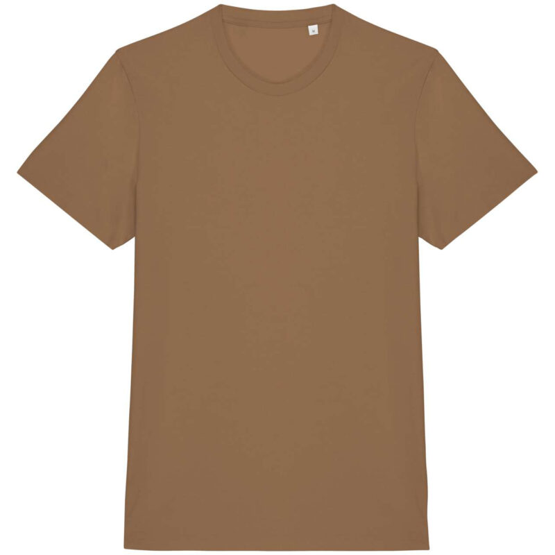 unisex κοντομάνικο μπλουζάκι σε χρώμα dark camel