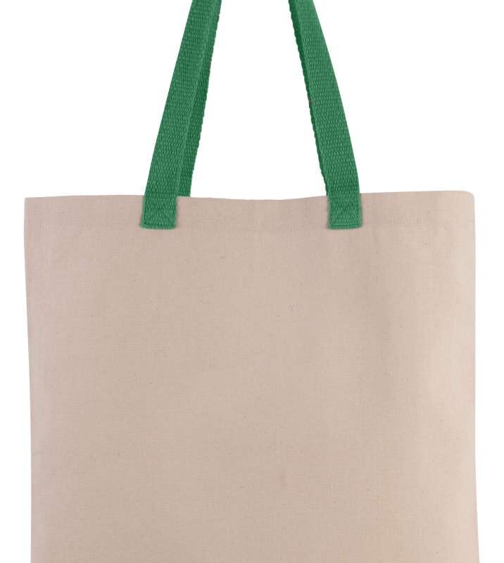 βαμβακερή τσάντα σε χρώμα natural kelly green