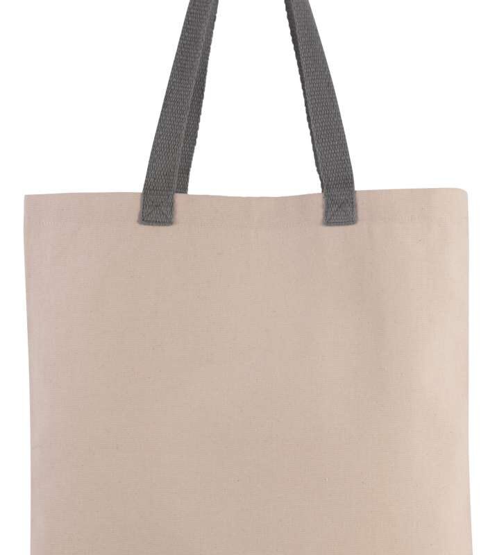 βαμβακερή τσάντα σε χρώμα natural steel grey